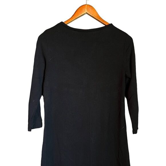 Willi Smith black 3/4 sleeve lounge dress. Size xs - Picture 5 of 11